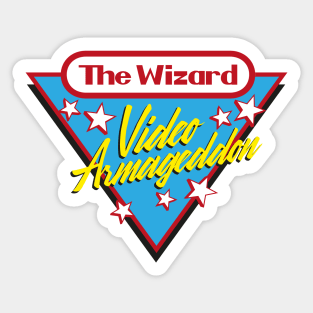 The Wizard - Video Armageddon 1990 tee Sticker